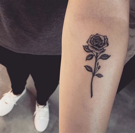 black rose tattoo on Tumblr