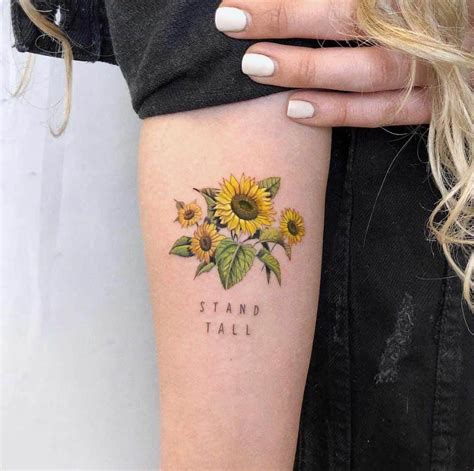 Top 57 Best Small Sunflower Tattoo Ideas [2021