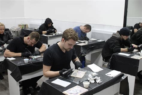 Tattoo Training Course where students learning how to make
