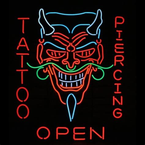 Tattoo And Piercing Shop Open