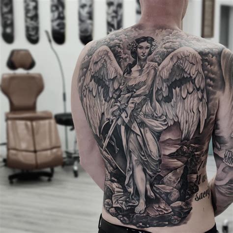 Tattoo Back Angel