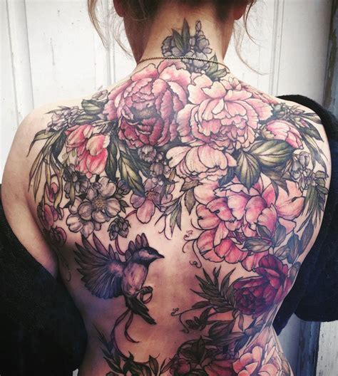 Tattoo Back Flower