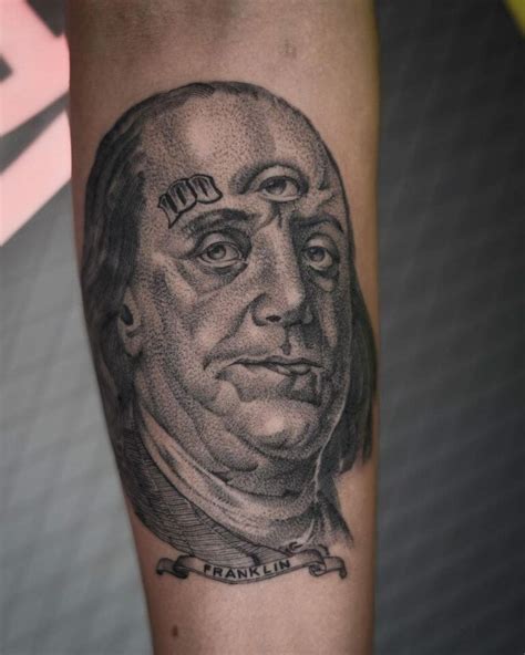 Tattoo Benjamin Franklin