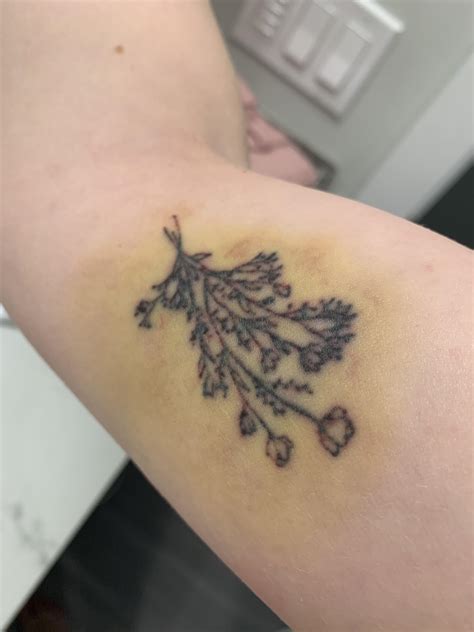 This bruise makes my tattoo look like it received a