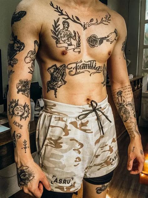Tattoo Chest Piece For Men
