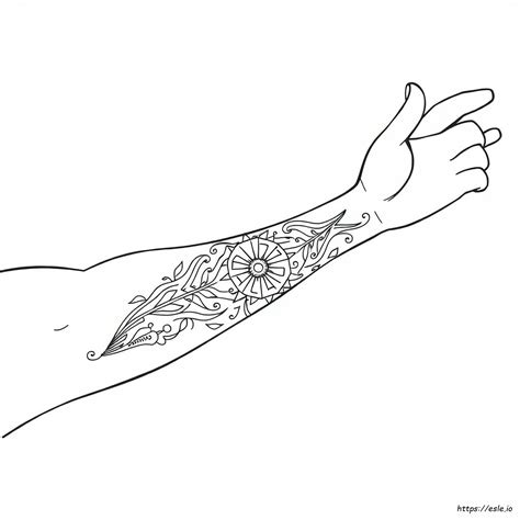 Tattoo Coloring Pages With Meaning
