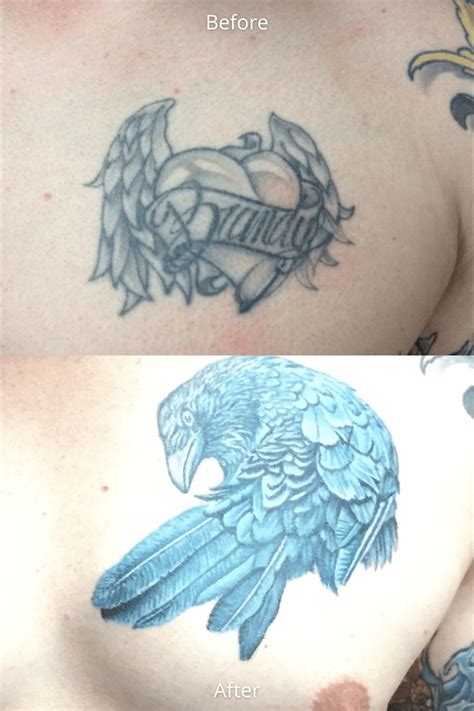 Tattoo Cover Up On Chest