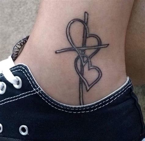 Tattoo Cross And Heart