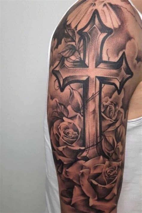 Tattoo Cross Shoulder