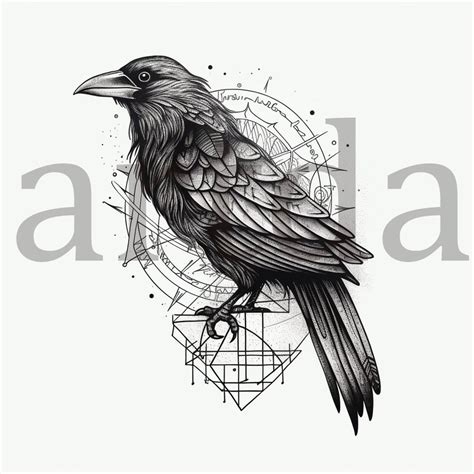 Tattoo Crow Design