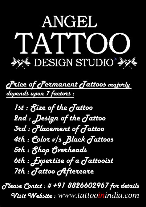 Tattoos Prices