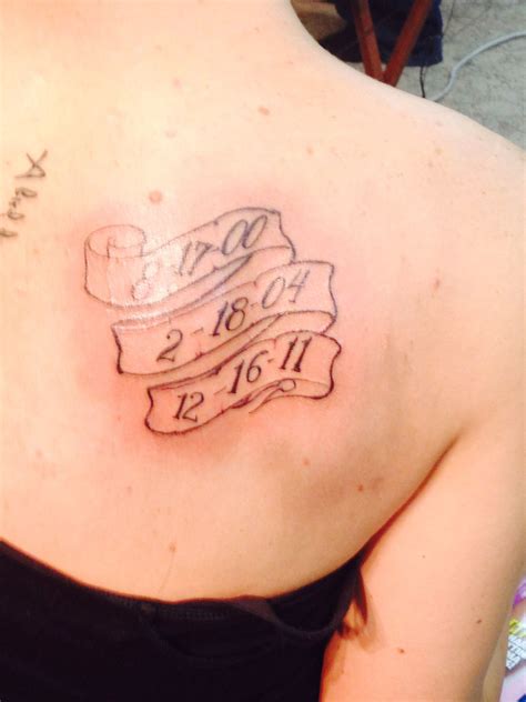 Tattoo Designs For Birthdays