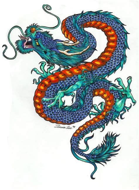 Tattoo Dragon Color