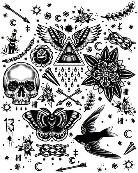Tattoo Filler Stencils