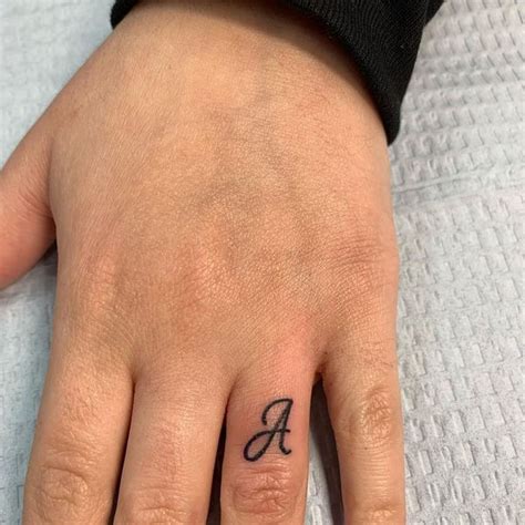 Tattoo Finger Letters