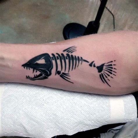 Tattoo Fish Skeleton