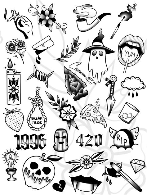 Ink-spiration Alert: Unleashing the Coolest Tattoo Flash Ideas for your Next Masterpiece