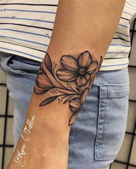 Tattoo Flower Wrist