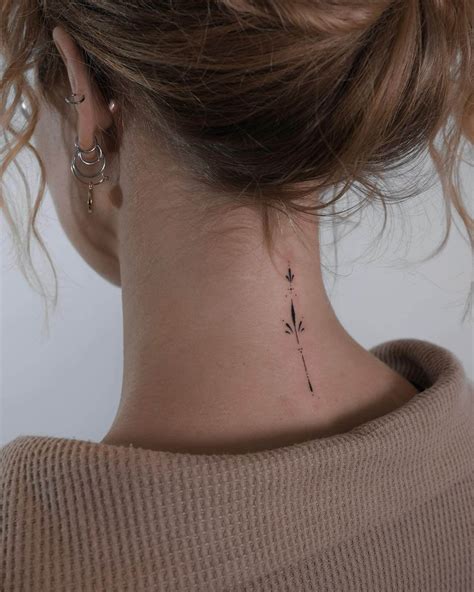 Tattoo For Ladies Neck