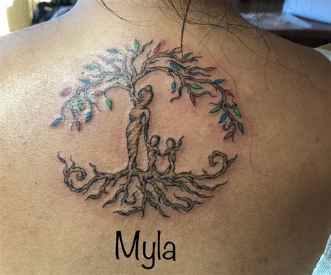 Tattoo For Two Sons