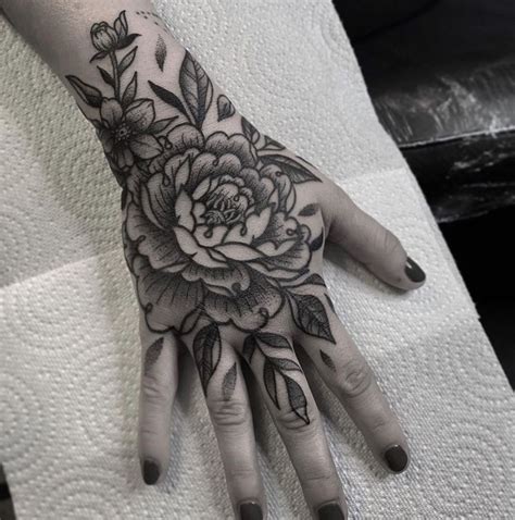 Tattoo Hand Flower