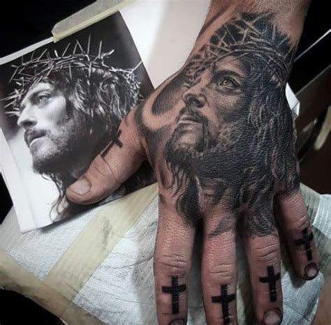 Tattoo Hand Jesus