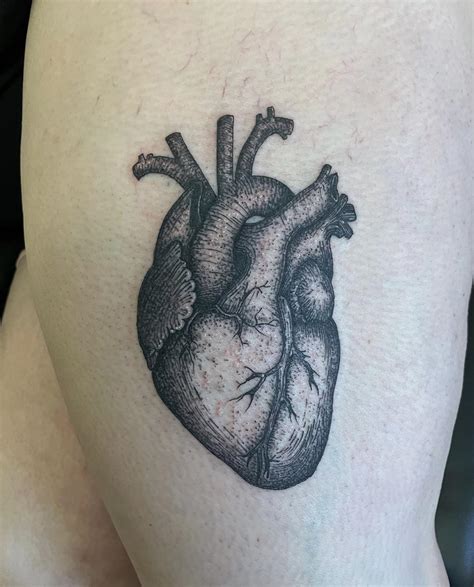 Tattoo Heart Anatomical