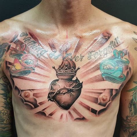 Tattoo Heart Chest