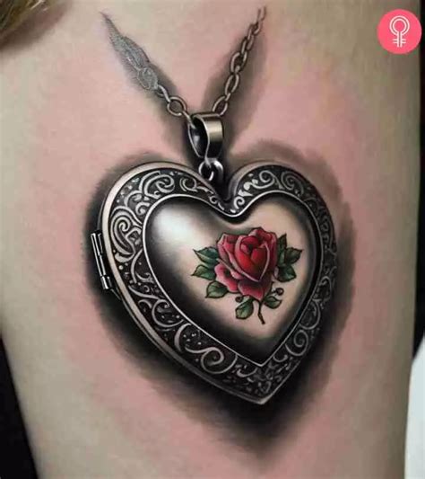 Tattoo Heart Locket
