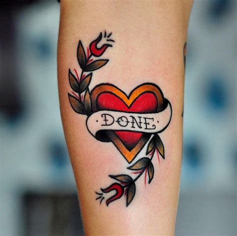Tattoo Heart Traditional