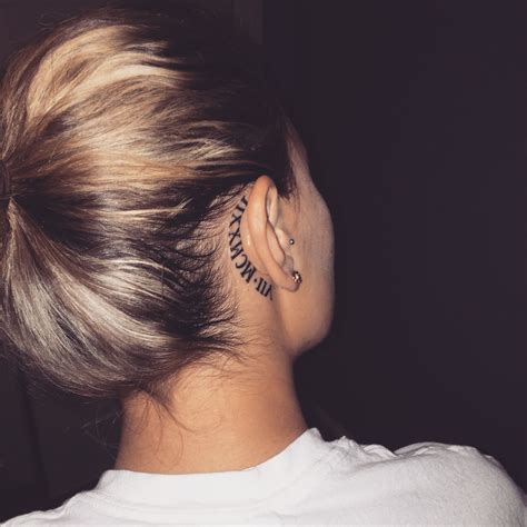 Tattoo Ideas For Behind The Ear