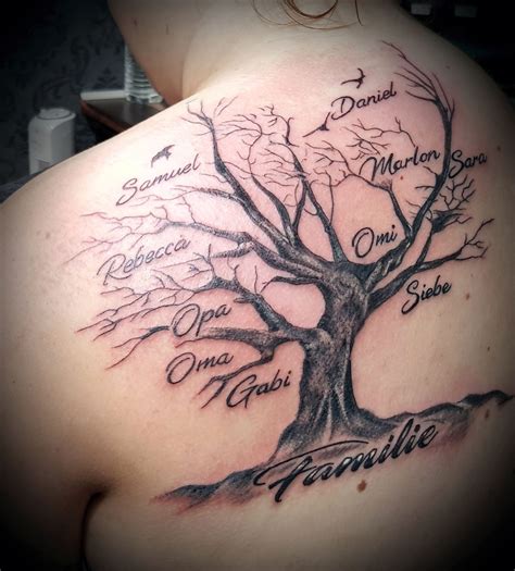 Tattoo Ideas For Family Tree