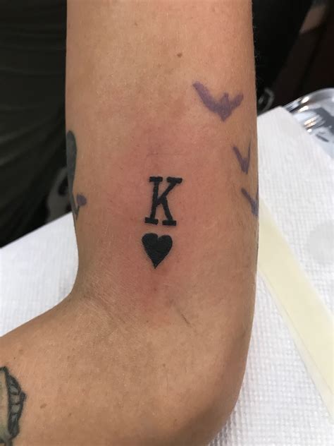 King of hearts tattoo. tattoos Pinterest
