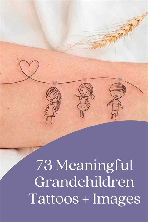 Unique Grandchildren Tattoo Ideas