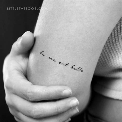 Tattoo In French Language