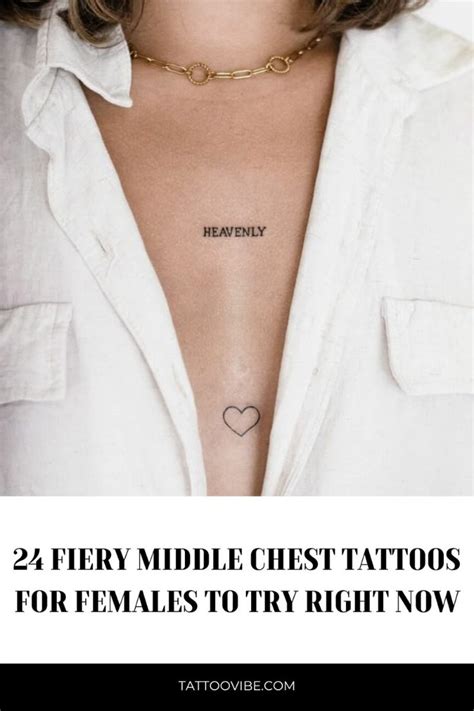 Tattoo In The Middle Of Chest