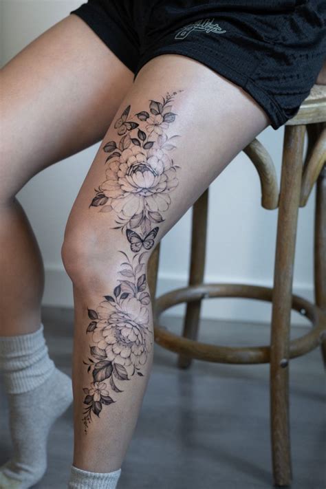 Tattoo Leg Flower