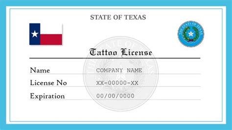 Tattoo License In Texas