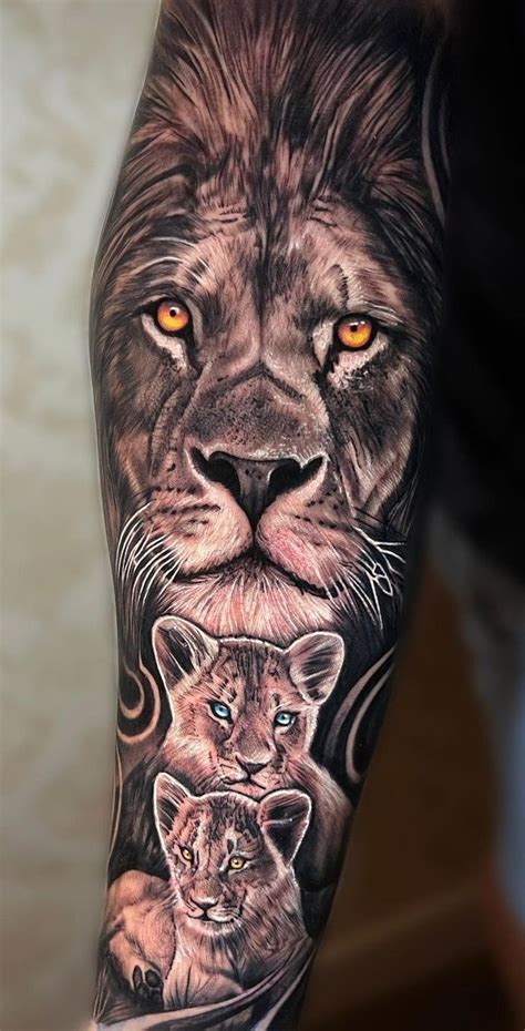 Tattoo Lion Arm