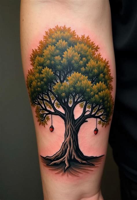 Tattoo Oak Tree