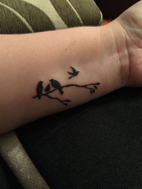 Want to combine these two tattoos. 6 birds flying away