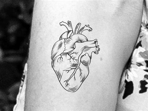 Tattoo Of Human Heart