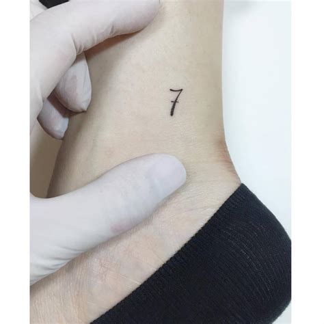 Tattoo Of Number 7