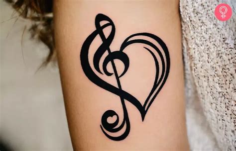 Tattoo Of Treble Clef