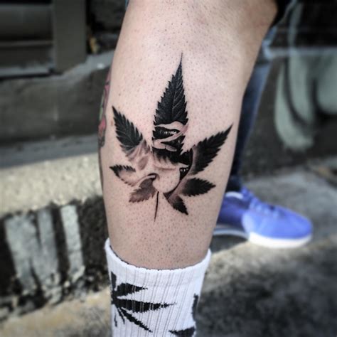Tattoo Of Weed