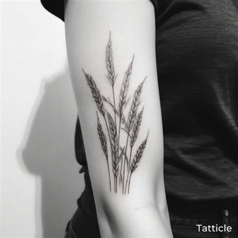 Tattoo Of Wheat