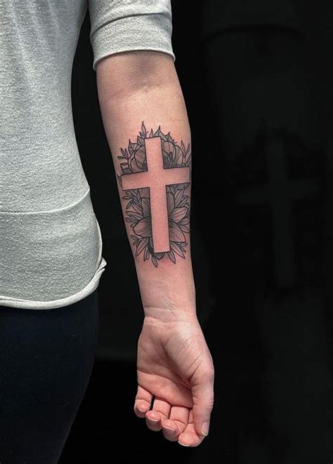 Tattoo On Arm Cross