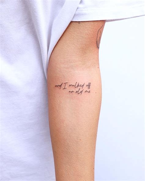 Tattoo On Arm Words