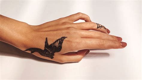 Tattoo On Hand Healing