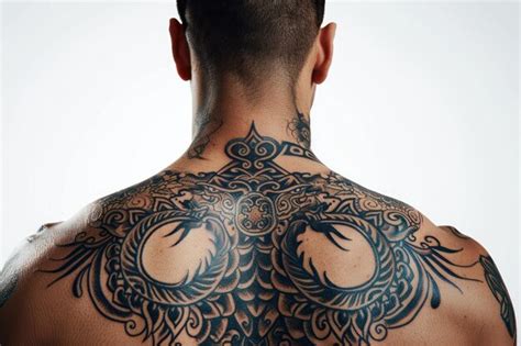 Tattoo On Mans Back